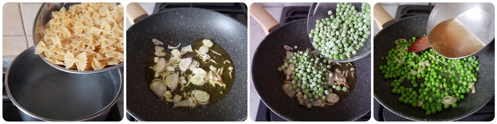 farfalle mit schinken erbsen und sahne