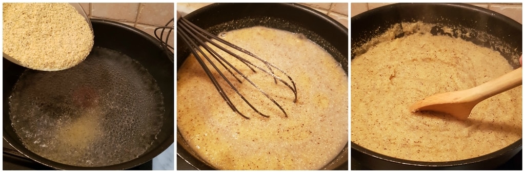 polenta taragna mit taleggio