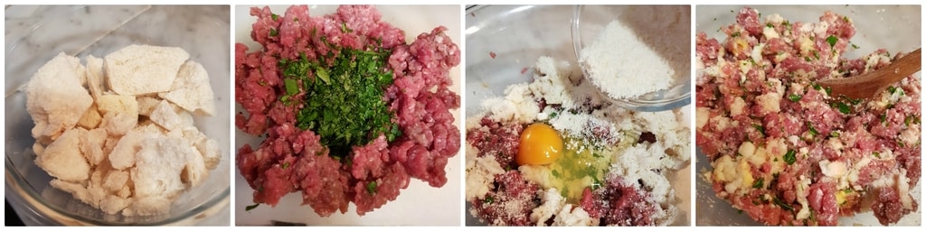 Endivien- und Fleischbällchensuppe