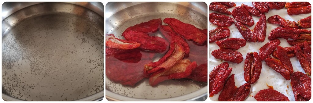 Getrocknete Tomaten mit Chili