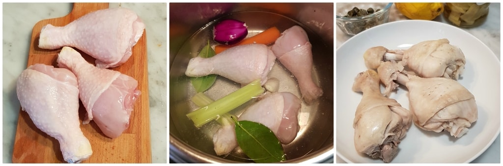 kalter Hähnchensalat