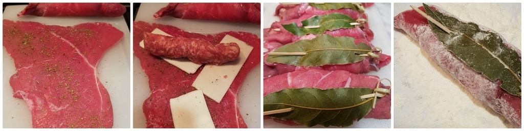 kalbsröllchen mit wurst