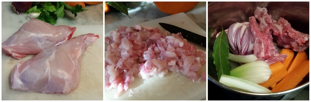 helles Kaninchen- und Kürbisragout