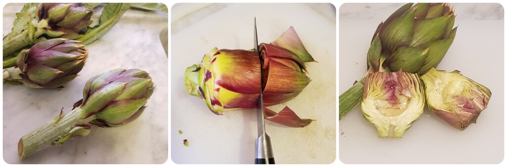 Knackiger Salat mit rohen Artischocken und Birnen