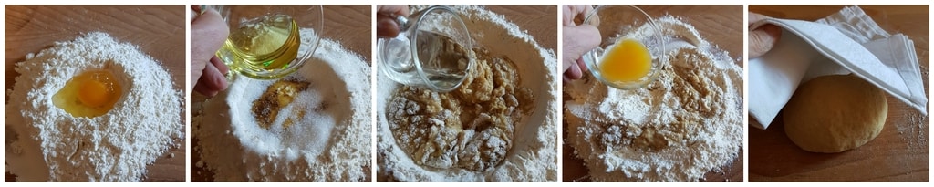 apulische Cartellate mit Honig und Mandeln