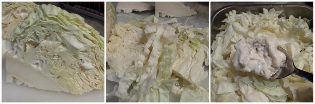 Wirsing mit Gorgonzola und Walnüssen