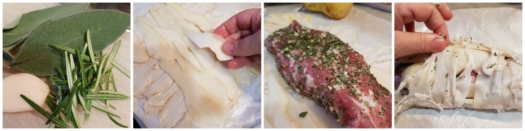 schweinefilet mit speck und birnen