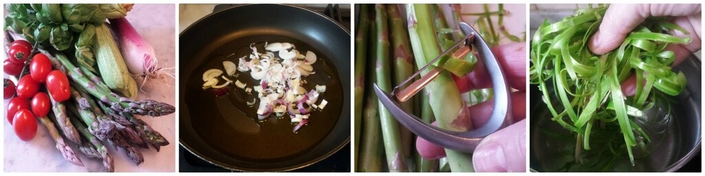 frühlingshafte Gemüsepasta