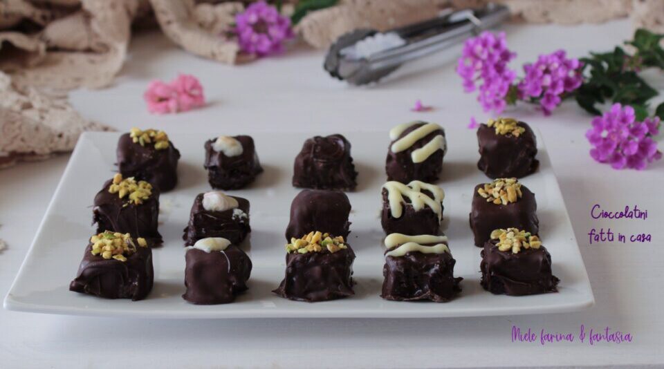 Hausgemachte Pralinen