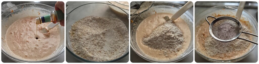 Vollkorn-Karotten-Mandel-Kranzkuchen