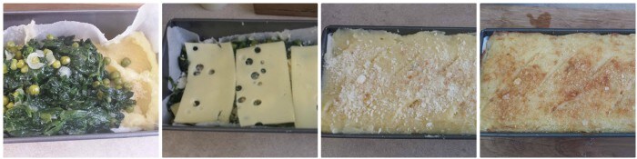 Kartoffelauflauf mit Gemüse