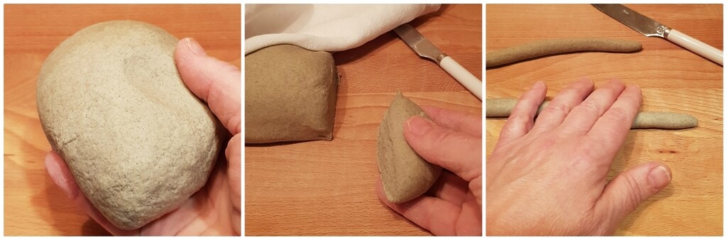 orecchiette aus geröstetem Weizen