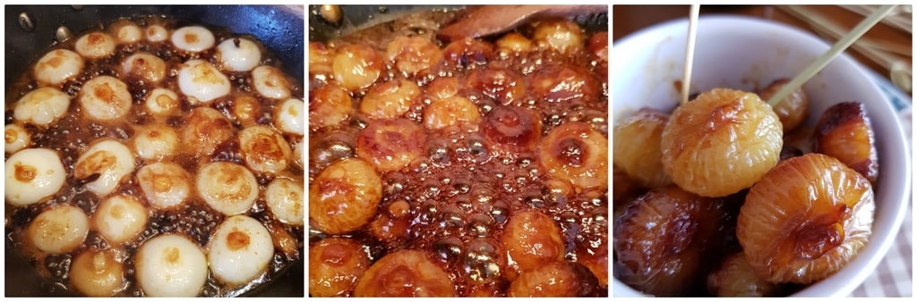 borettane-Zwiebeln süß-sauer