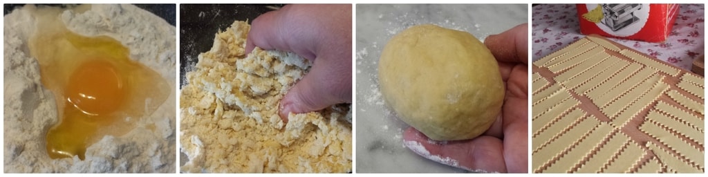 pasta und bohnen mit maltagliati