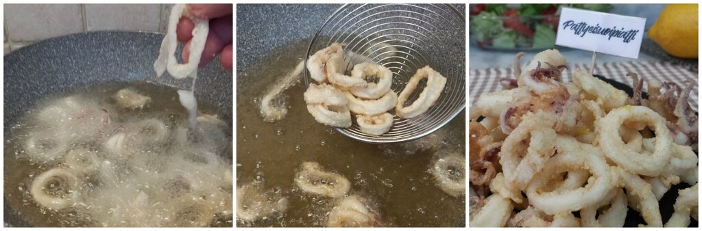 superzarte frittierte Tintenfischringe