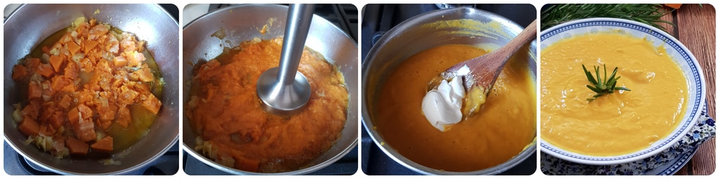 Kürbis-Lauch-Cremesuppe