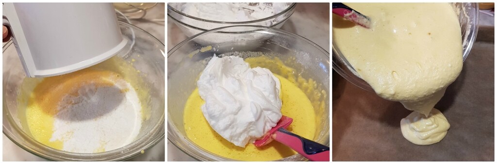 süße Rolle mit Sahne und Erdbeeren