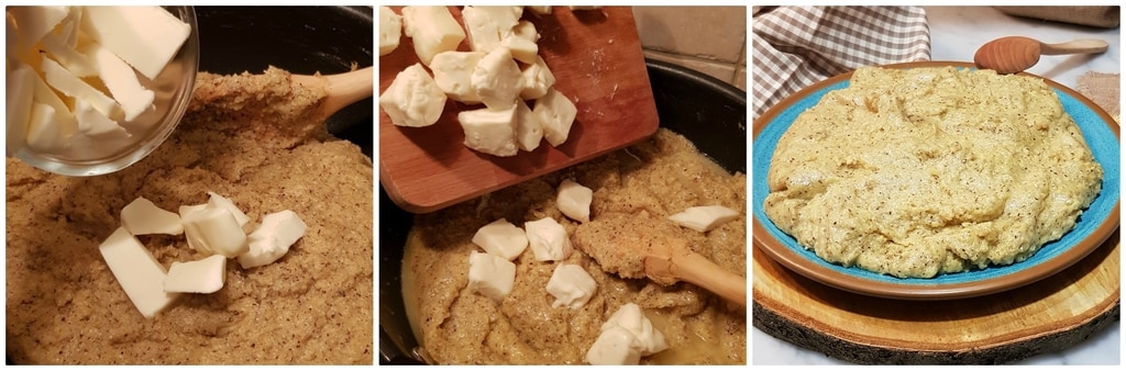 polenta taragna mit taleggio