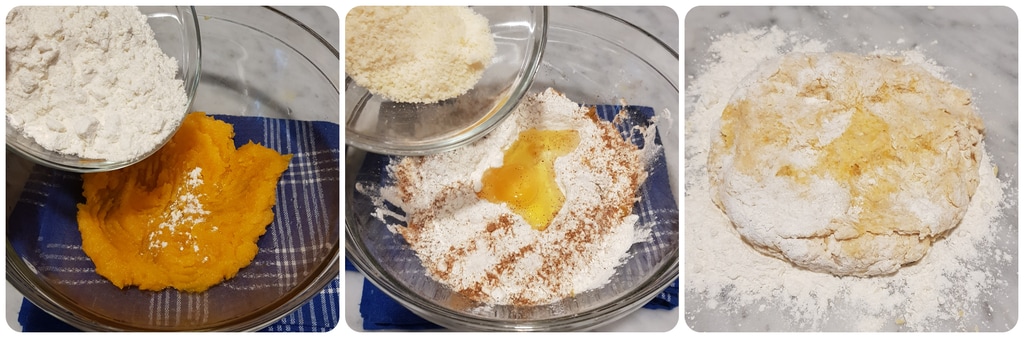 Kürbisgnocchi mit Pinienkernsauce