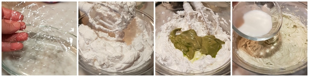 käsekuchen mit pistaziencreme