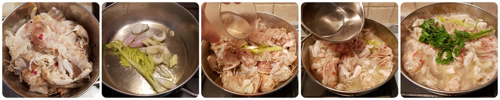 calamarata mit Krebsensauce