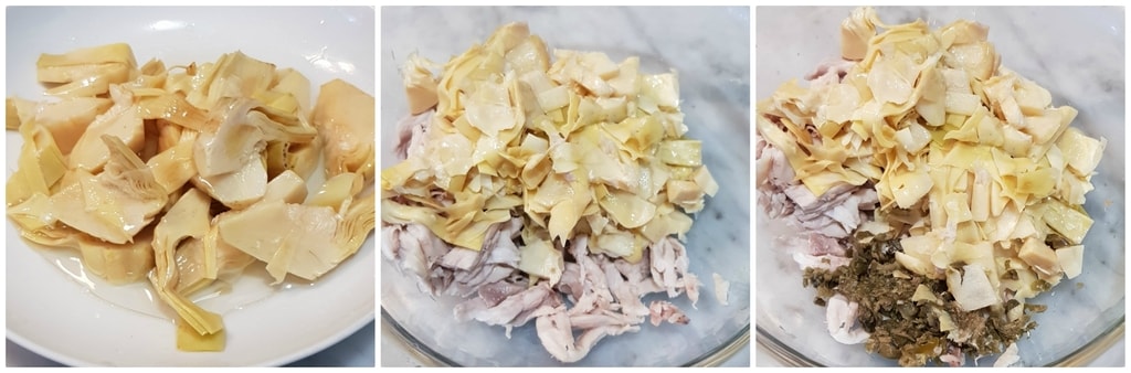 kalter Hähnchensalat