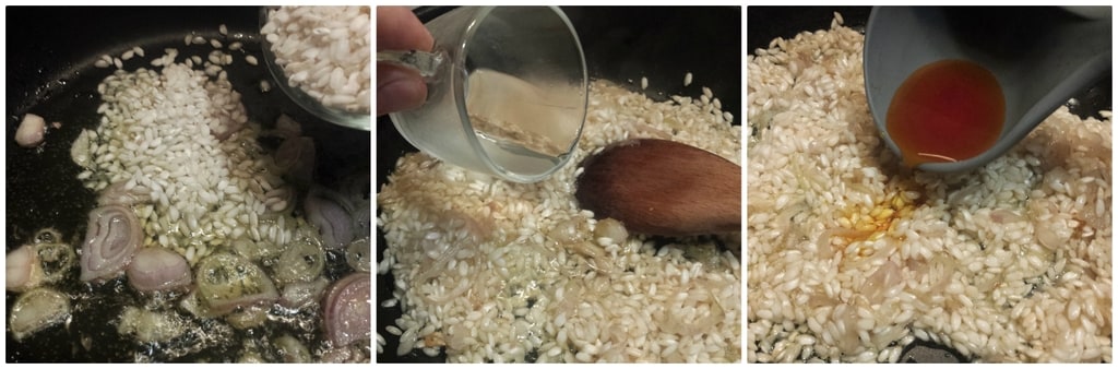 risotto mit Safran und Pfifferlingen