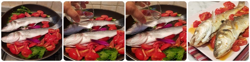wolfsbarsch in acqua pazza