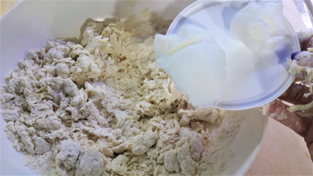 Das frittierte Gnocco