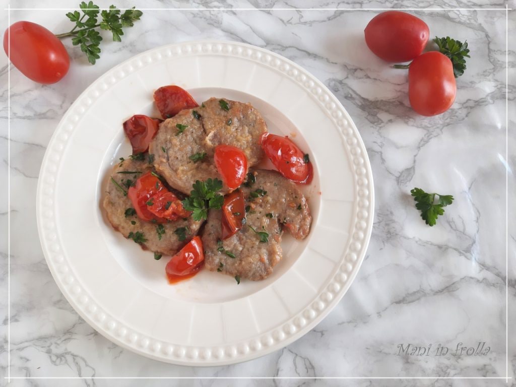 Schweineschnitzel mit Kirschtomaten