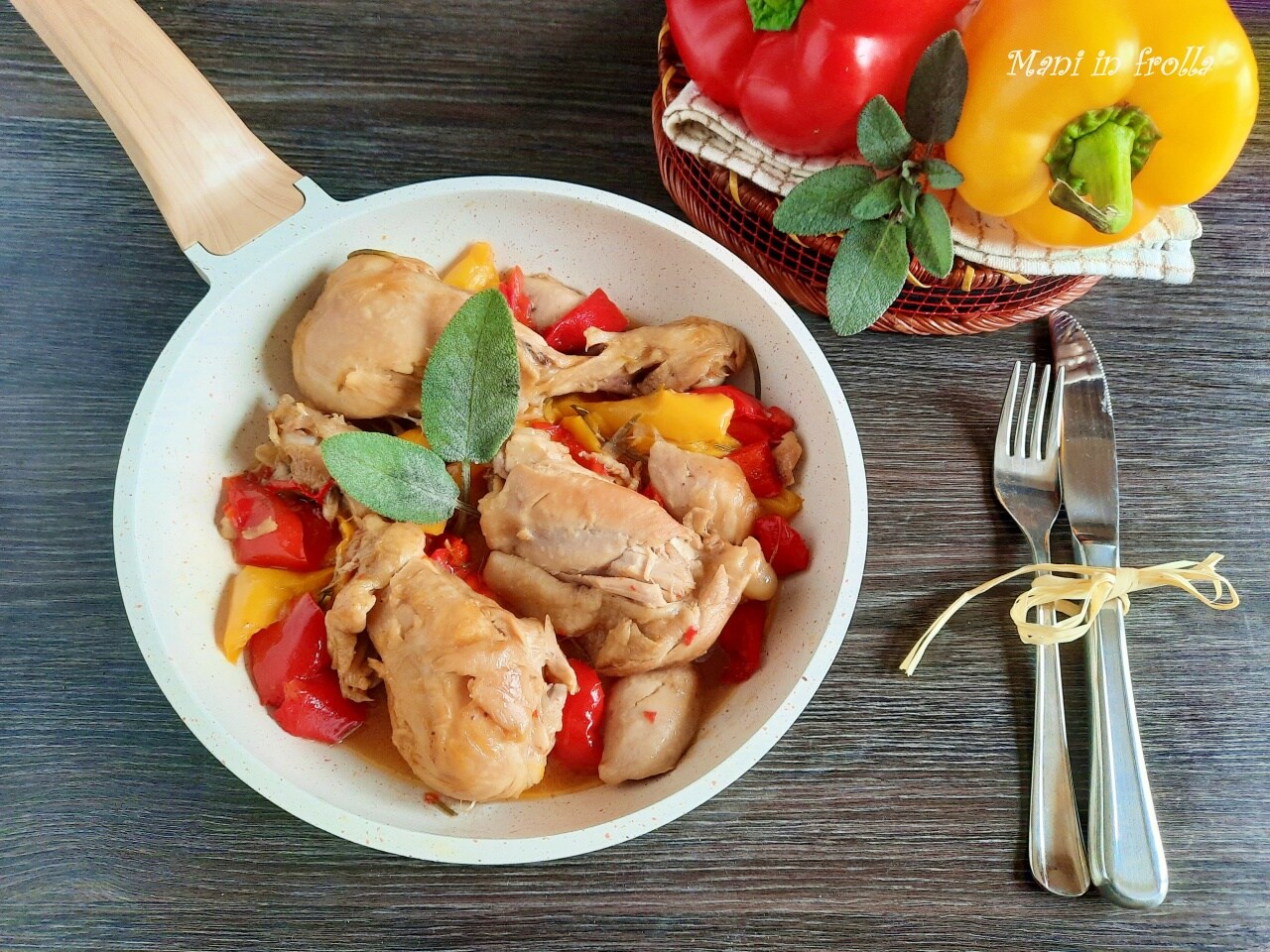 Hähnchen mit Paprika