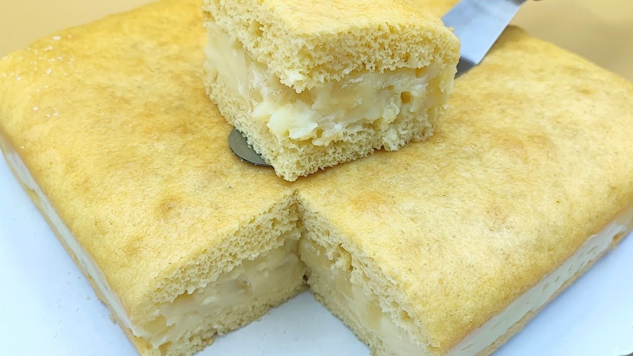 Apfelkuchen mit Creme