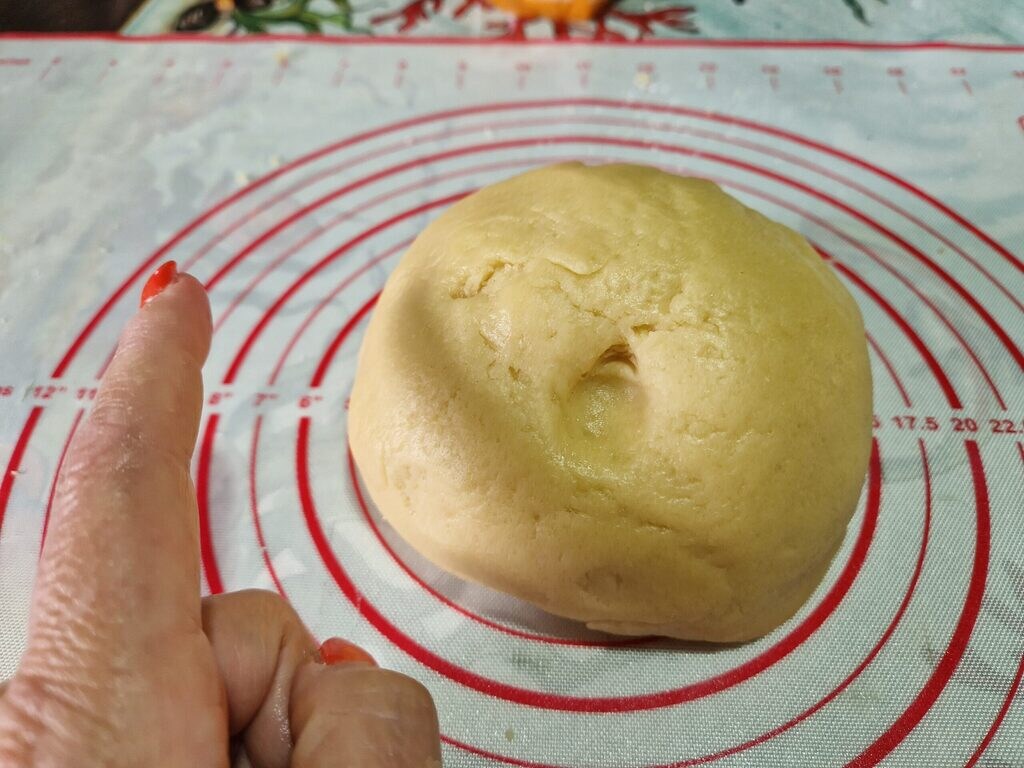 Der integrale Mürbeteig mit Öl ohne Zucker