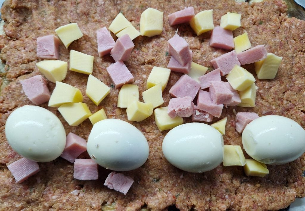 Der Hackbraten in der Heißluftfritteuse