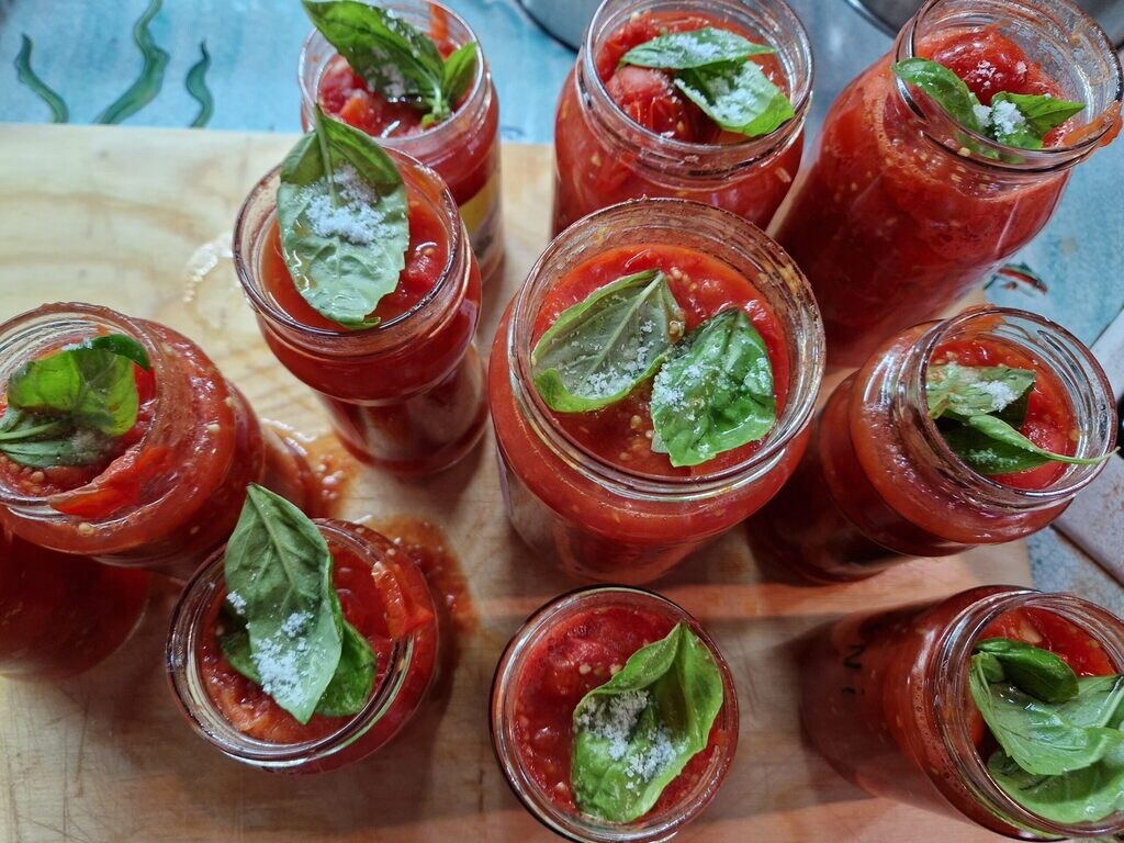 Fertige Tomatensauce