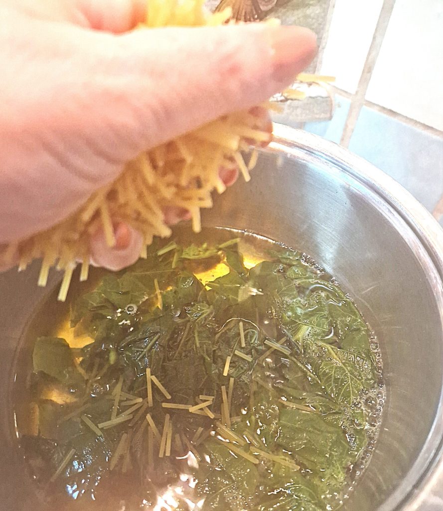 Die Pasta mit sizilianischen Tenerumi Originalrezept