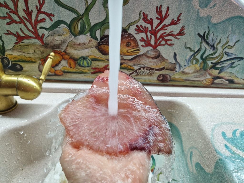 Trockengebeizter Schwertfisch