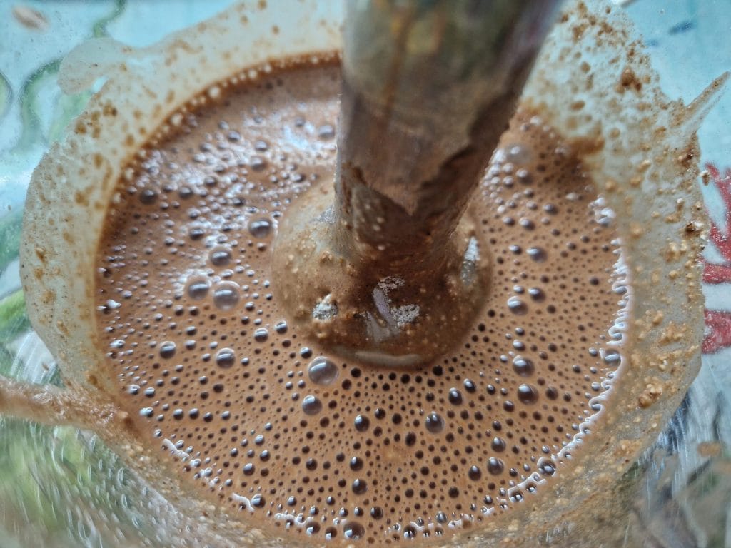 Protein-Pfannkuchen mit Hafer und Schokolade