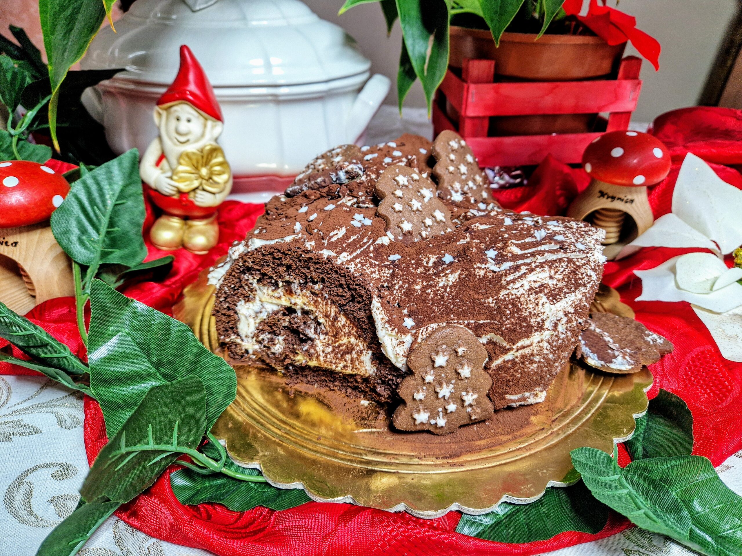 Der Weihnachtsbaumstamm Pan di Stelle