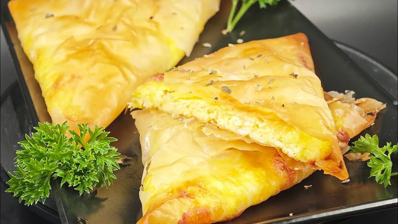 Filo-Teigtaschen mit Feta