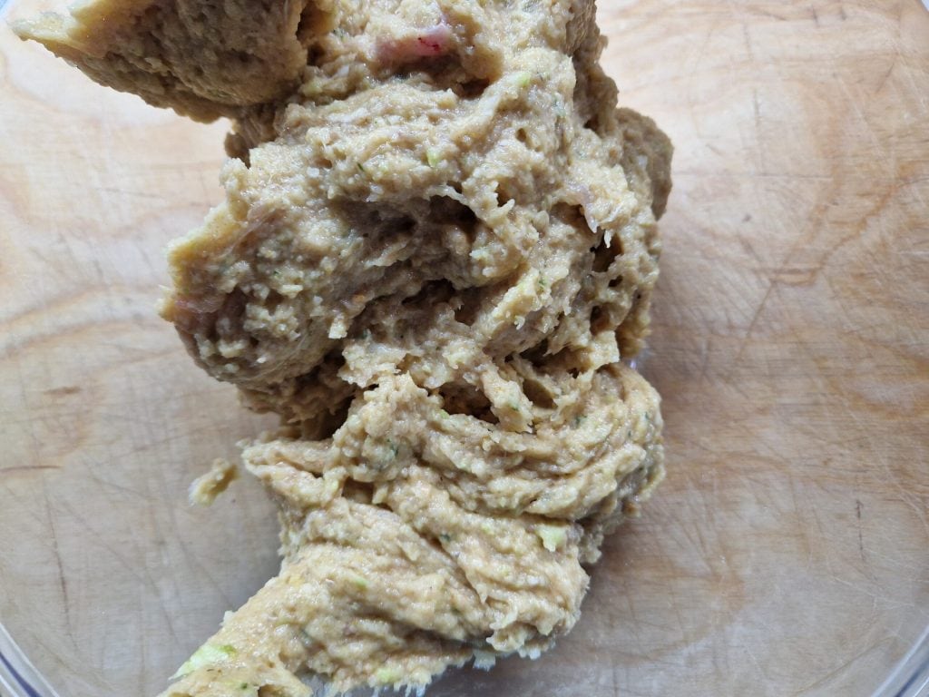 fertige Hähnchen- und Gemüseburger