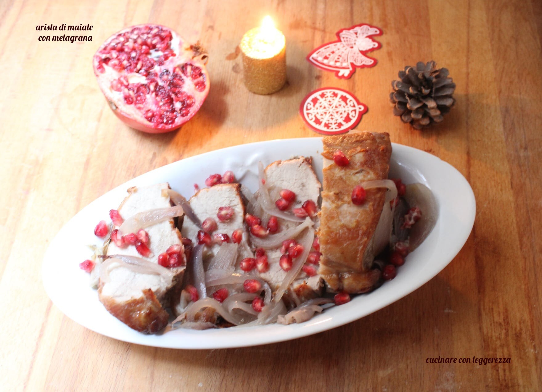 Schweinerücken mit Granatapfel