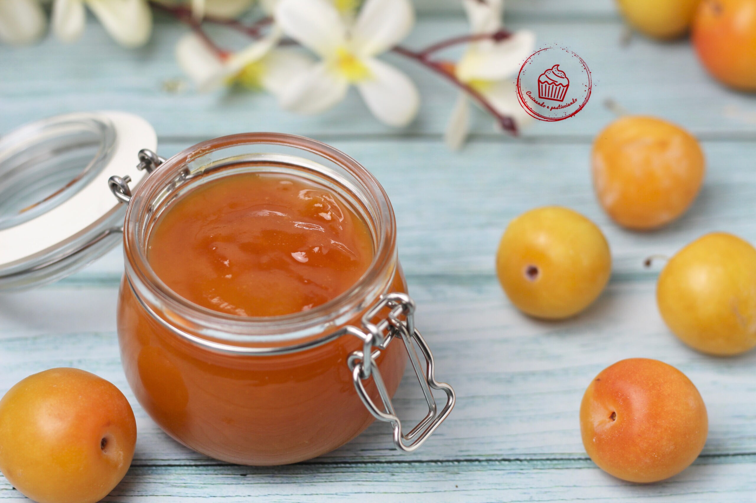 Gelbe Pflaumenmarmelade