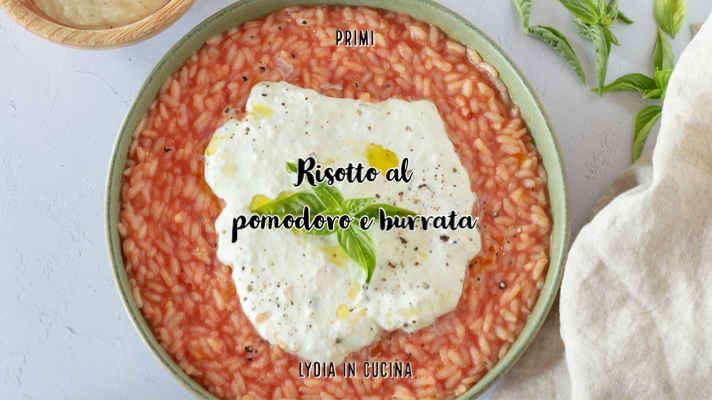 Risotto mit Tomaten und Burrata