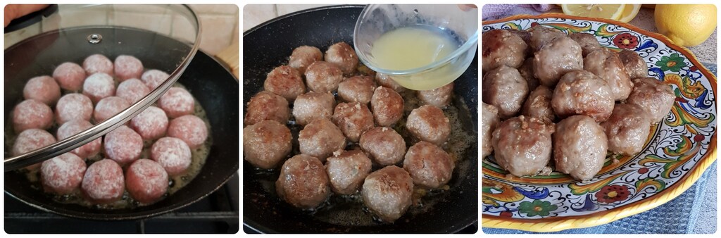 Fleischklößchen mit Zitrone