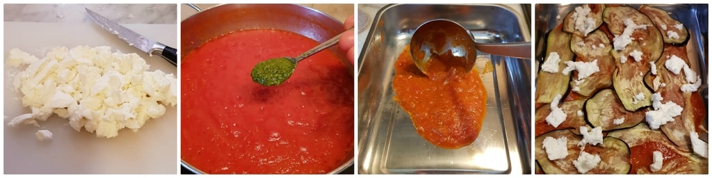 parmigiana mit auberginen