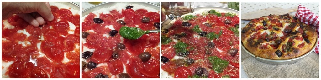 ein bisschen ligurische Focaccia barese