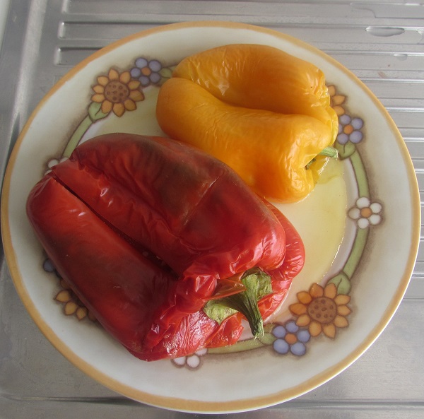 wie man Paprika im Mikrowellenofen gart