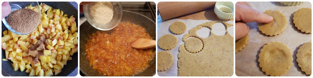 Füllung der Plätzchen