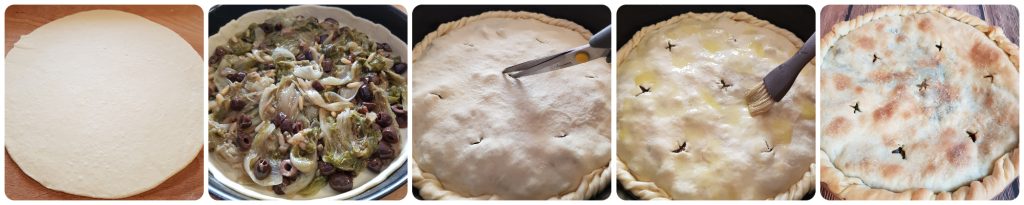traditionelle Endivienpizza